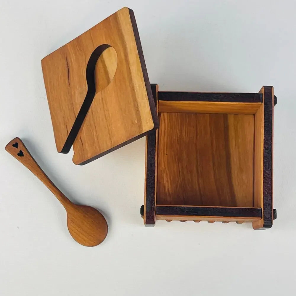 Wild Cherry Cheeseboard, Mouse Spreader, Inside Out Tongs, Salt/Spice Box